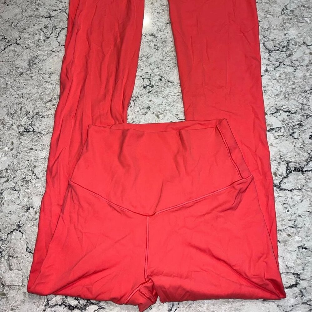 Aerie Real Me Xtra High Waisted Bootcut Vibrant Red Legging